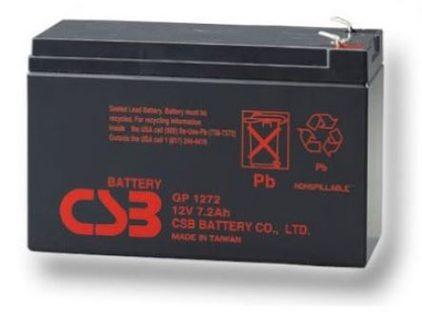 CSB GP1272 F2 CSB įkraunama baterija GP1272 F2 12V/7.2Ah