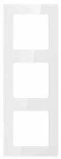 Trigubo rėmo lizdas Avatto N-TS10-Frame-W3 (baltas)