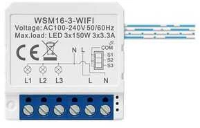 Smart Switch modulis WiFi Avatto WSM16-W3 TUYA