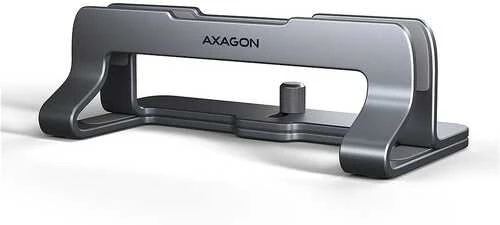 AXAGON STND-VG Vertical Nešiojamas kompiuteris Stand, adjustable width, aliuminio – pilkas