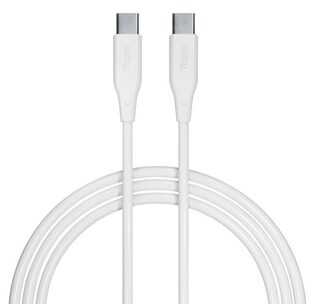„Allity“ kabelis AUC-02 USB-C - USB-C 2.0 m 100W baltas