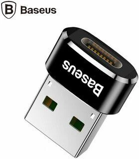 Baseus USB-C – USB-A adapteris 3A – Juodas