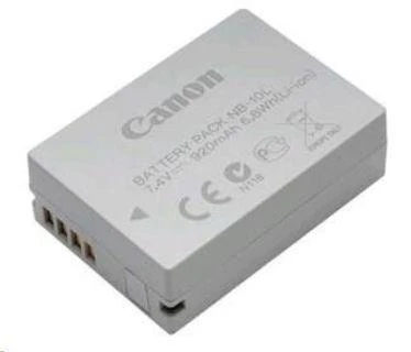 Canon NB-10L Baterija - Baltoje dėžutėje (baltas box)