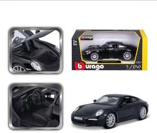 Bburago Porsche 911 Carrera S Juodas 1:24 BBURAGO
