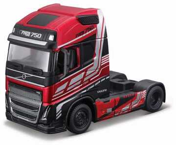 Bburago VOLVO FH16 750 GIGASPACE Sunkvežimis 1:43 raudona (32203)