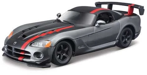 Bburago BBU 1:24 Dodge Viper SRT10ACR Grey_RedStripe 22114