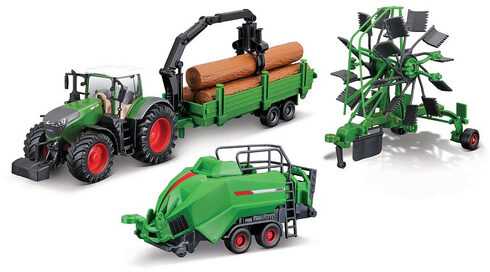 Bburago traktoriaus dovanų rinkinys Fendt 1050 Varior BBURAGO