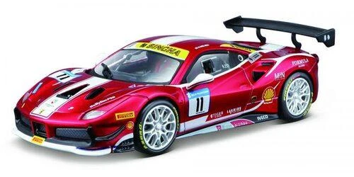 „Bburago“ automobilio modelis 18-26308 „Ferrari 488 Challenge“ („Formulės lenktynės“) 1:24