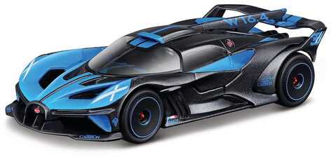 Bburago Bugatti Bolide juodas-mėlynas BBURAGO