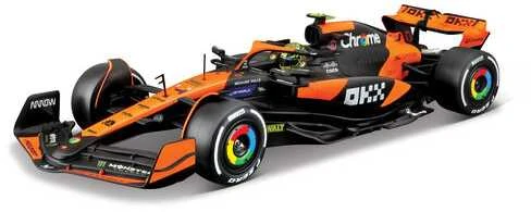 Modelis - Bburago 1:24 McLaren MCL38 Lando Norris Miami GP 2024 (Ekspozicinė prekė)