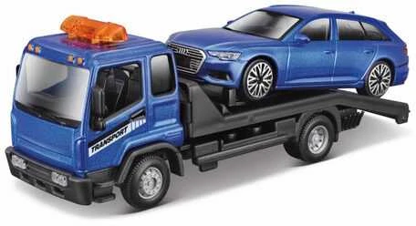 Bburago Metalinis modelis Automobilis evakuatorius Street Fire Flatbed