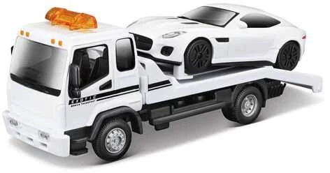 Bburago BBU 1:43 Street Fire FTTruck Jaguar F-Ty whi 31419