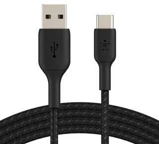 USB Kabelis - Belkin CAB002BT3MBK 3 m Juodas USB A į USB C