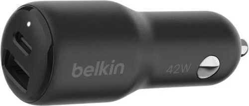 Belkinas | BOOST CHARGE 42w-30w USB-C PD PPS + 12w USB-A automobilinis įkroviklis, | CCB005btBK