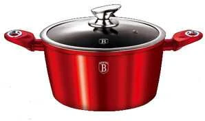 Berlinger Haus Granito puodas 4,1L 24cm Burgundy BerlingerHaus (BH-1257N)