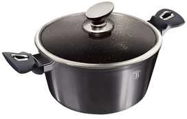 Puodas su dangčiu BERLINGER HAUS CARBON PRO, Ø20 cm, 2,5 l