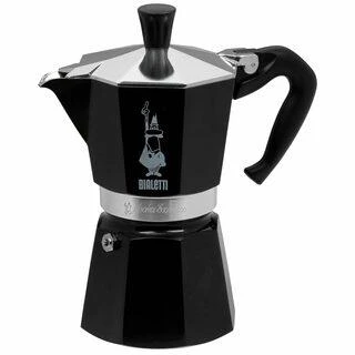 Bialetti Moka Express Moka kavinukas Juodas