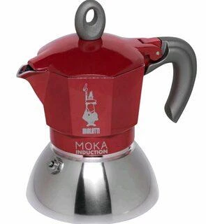 Raudonas Bialetti Moka Induction kavinukas