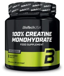 Biotech 100% kreatino monohidratas 300g.