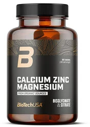 BioTech Organiniai Kalcis, Cinkas, Magnis 90 Tablečių