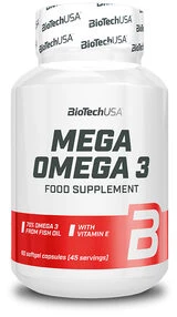 BioTech Omega 3 Kapsulės 90 vnt.