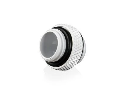 Bitspower Adapteris tiesus G1/4 col. AG į G1/4 col. AG – baltas