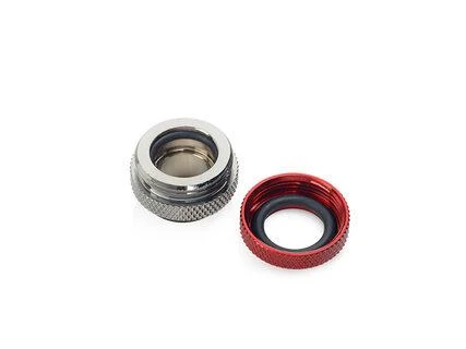 „Bitspower“ daugiakanalis adapteris, tiesus G1/4 colio AG į 12 mm AD kietojo vamzdžio jungtis, blizgus juodas