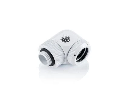 Bitspower 90 laipsnių kampinis adapteris, 14mm, baltas