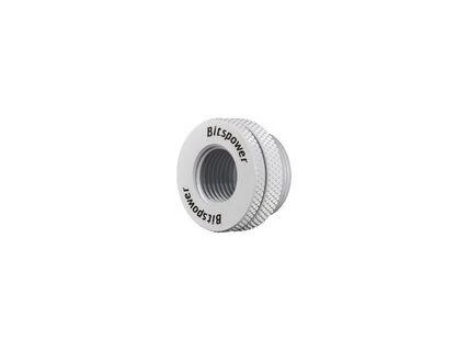 Bitspower G1/4 adapterio jungtis, balta