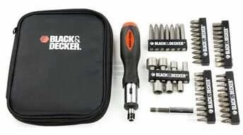 Black & Decker Juodas+DECKER Rinkinys AKCESORIÓW 56elem.