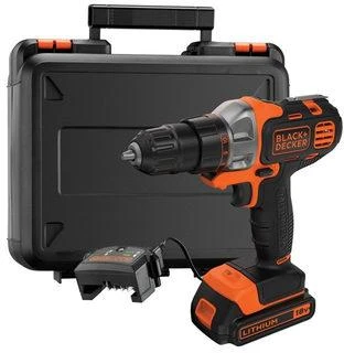Black & Decker suktuvas gręžtuvas MultiEvo MT218KB-QW, 18V, 2x1.5 Ah, su lagaminu