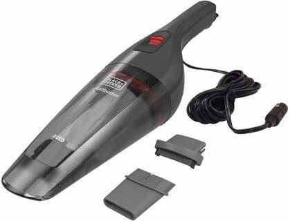 Black & Decker Juodas + DECKER DULKIŲ SIurblys 12V NVB12AVA
