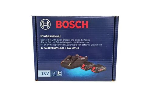 Bosch 18V starterio rinkinys gamyklinėje pakuotėje