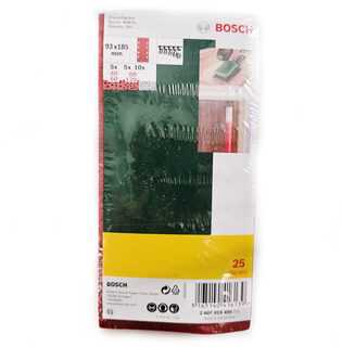 Bosch Šlifavimo popierius 93x185 mm, 25 vnt.