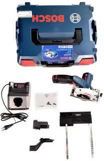 Akumuliatorinis diskinis pjūklas Bosch GKS 12V-26, LB 2x3.0, 12V-40