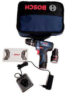 Bosch GSB 12V-15, BG 2x2.0, 20 ACC, 12V-20