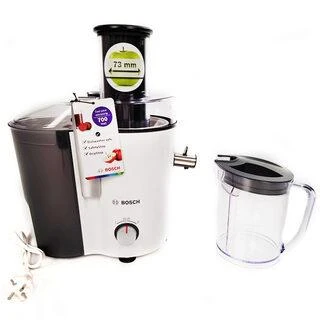Sulčiaspaudė Juicer | Bosch | MES25A0 | Type Centrifugal juicer | Juodas/Baltas | 700 W | Extra large fruit input | Greičių skaičius 2