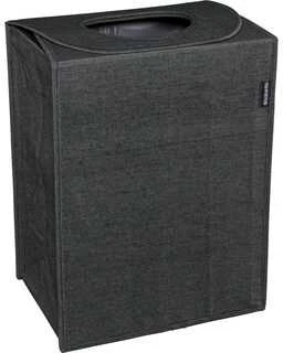 Brabantia Skalbinių krepšiai stač. formos 55L - Pepper Juodas