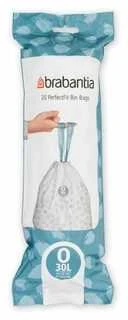 Brabantia PerfectFit Bin Liner Type O, 30 L, 20 Maišeliai