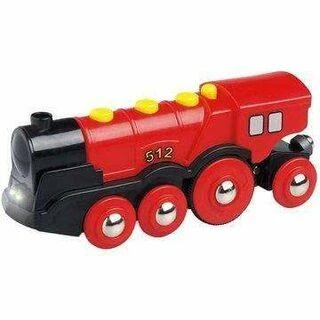 Ravensburger Brio geležinkelis BRIO garvežys Mighty Raudona, raudonas, 33592 (Atnaujinta)