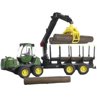 Traktorius su priedais Bruder John Deere 1210E, 3 m.+