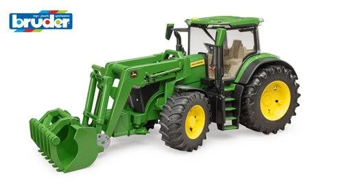 BRUDER traktorius John Deere 7R 350 su priekiniu krautuvu, 03151