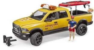 BRUDER gelbėtojų automobilis RAM 2500 su priedais 02506