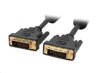 DVI-D dual link laidas su auksuotomis jungtimis