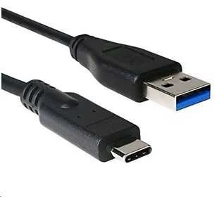 Kabelis USB C-Tech USB-A - USB-C 2 m Juodas (CB-USB3C-20B)
