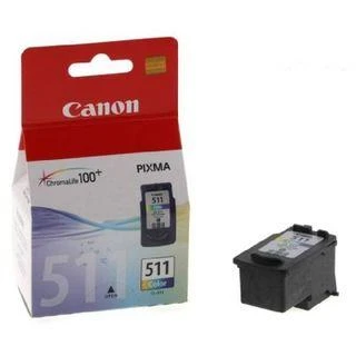 Trispalvis Canon CL-511 | Rašalo kasetė | Žydra, purpurinė, geltona