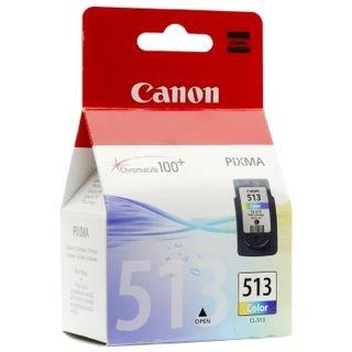 Trispalvis Canon CL-513 | Rašalo kasetė | Žydra, purpurinė, geltona