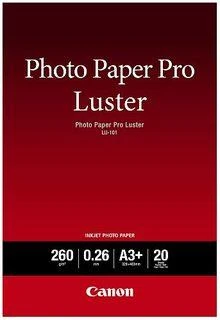 Canon LU-101 Pro Luster, A3, 20 shts fotopopierius Balta „Satin“