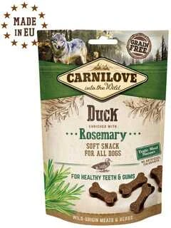 Carni Love Dog skanėstas šunims Duck with Rosemary 200g