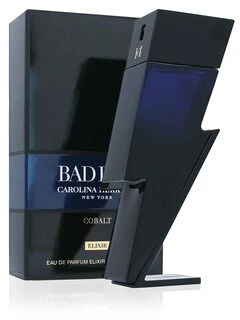 Carolina Herrera Bad Boy Cobalt Eliksyras Eau De Perfume Purškiklis kvepalai vyrams 50ml
